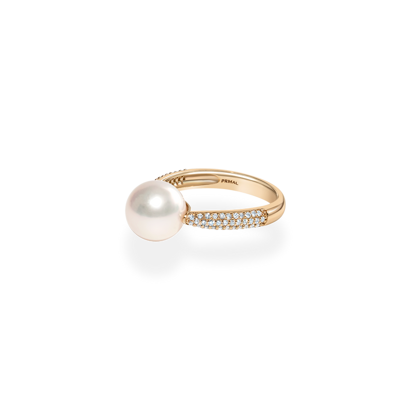 Pearl Oval Dome Ring - PRMAL
