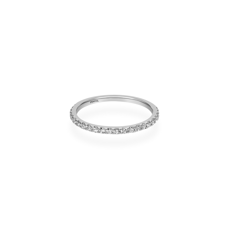 Classic Pave Diamond Ring - PRMAL
