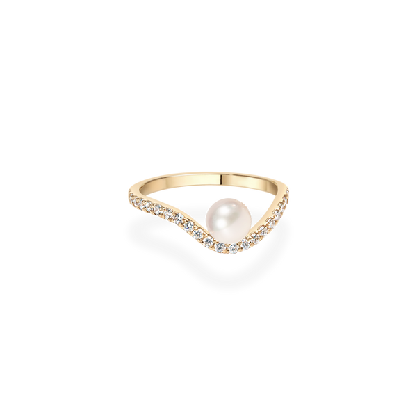 Pearl Wave Ring - PRMAL