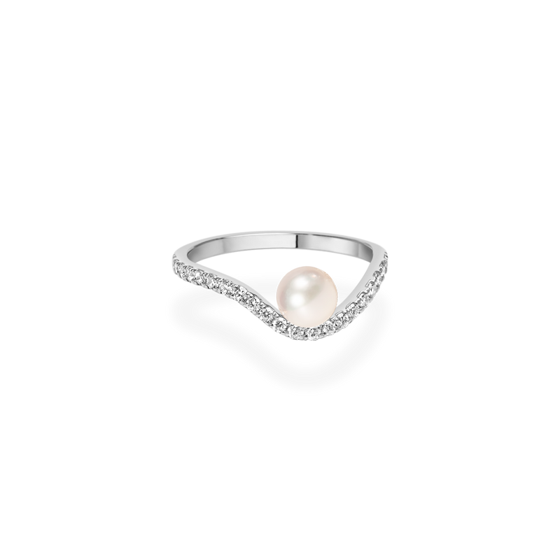 Pearl Wave Ring - PRMAL
