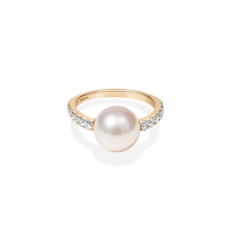 Pearl Oval Bold Ring - PRMAL