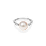 Pearl Oval Bold Ring - PRMAL