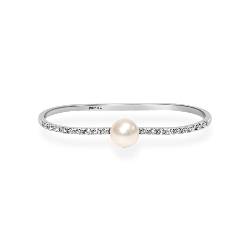 Petite Pearl Double Finger Ring - PRMAL