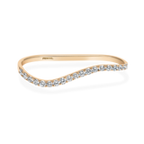 Bold Wave Double Finger Ring - PRMAL
