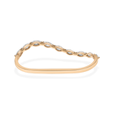 Marquise Wave Double Finger Ring - PRMAL