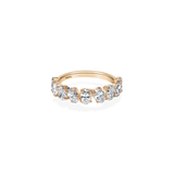 Oval Half Eternity Ring - PRMAL