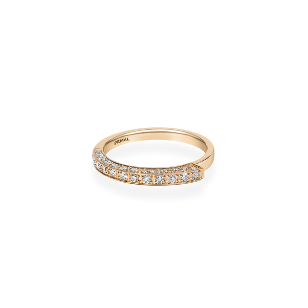 Glacier Arc Pave Ring - PRMAL