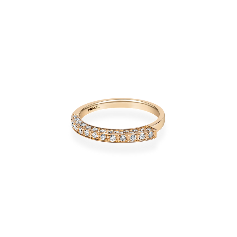 Glacier Arc Pave Ring - PRMAL