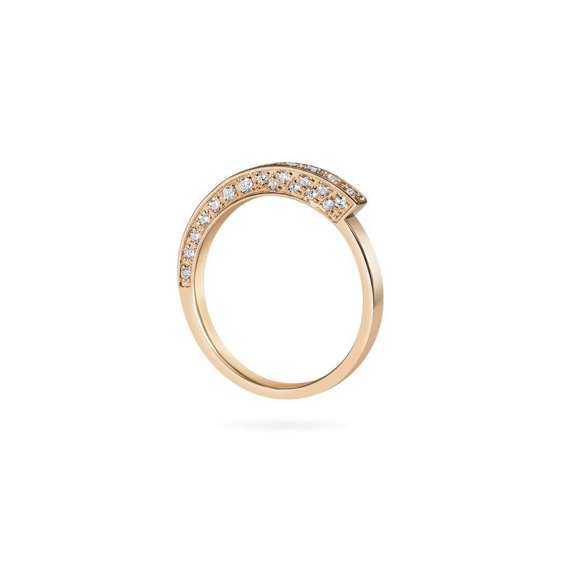 Glacier Arc Pave Ring - PRMAL