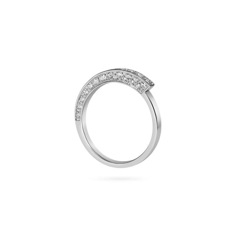 Glacier Arc Pave Ring