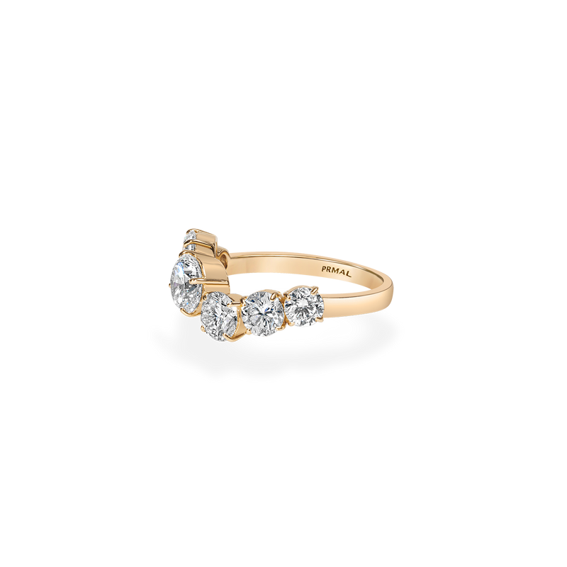Infinity Wave Diamond Ring - PRMAL