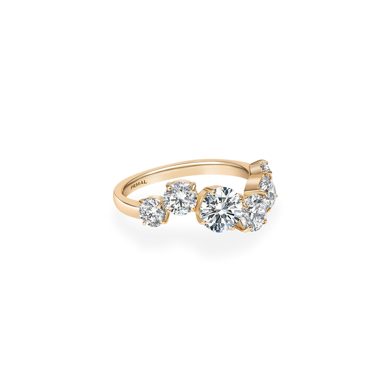 Infinity Wave Diamond Ring - PRMAL