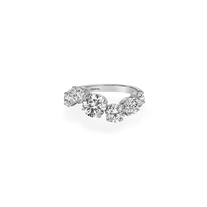 Infinity Wave Diamond Ring - PRMAL