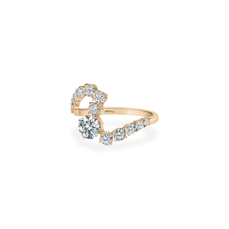 Infinity Massive Wave Diamond Ring - PRMAL