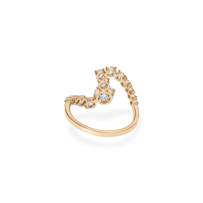 Infinity Massive Wave Diamond Ring - PRMAL