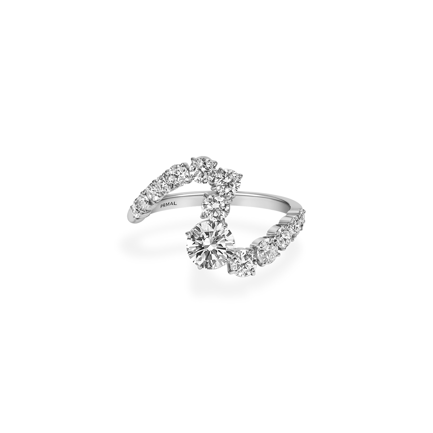 Infinity Massive Wave Diamond Ring - PRMAL