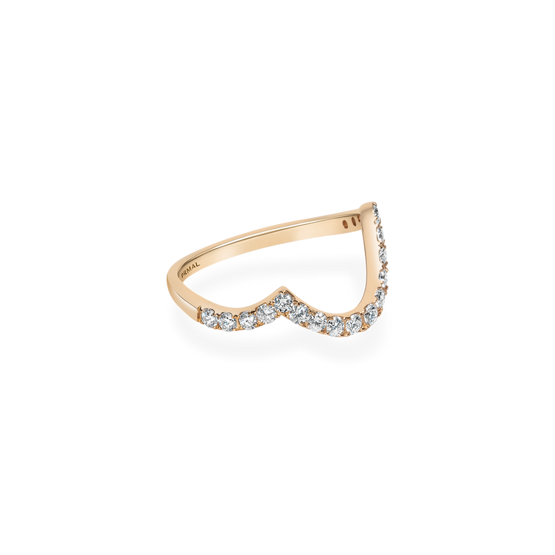 Cross Wave Ring - PRMAL