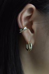 Bond Hoop Earring [Ayumi Hamamoto × PRMAL] - PRMAL