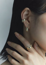 Bond Hoop Earring [Ayumi Hamamoto × PRMAL] - PRMAL