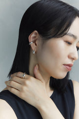 Bond Hoop Earring [Ayumi Hamamoto × PRMAL] - PRMAL