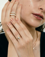 Pula Puff Solitaire Ring [Pear] - PRMAL