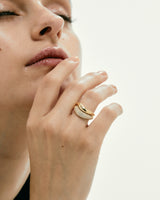 Pave Wave Dome Ring - PRMAL