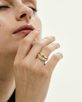 Pave Wave Dome Ring [Bridal Edition] - PRMAL