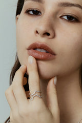 Cross Wave Ring - PRMAL