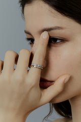 Glacier Arc Pave Ring - PRMAL