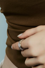 Glacier Arc Pave Ring - PRMAL