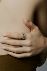 Glacier Arc Pave Ring - PRMAL