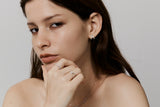 Frost Inset Hoop Earring - PRMAL