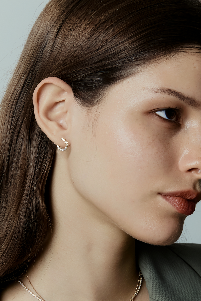 Bubble Circle Earring S - PRMAL