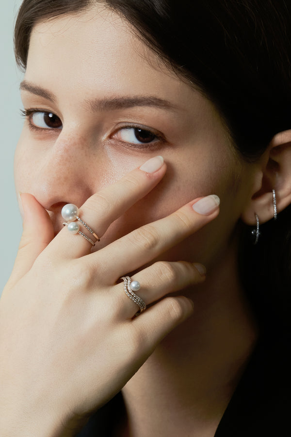 Pearl Wave Ring - PRMAL