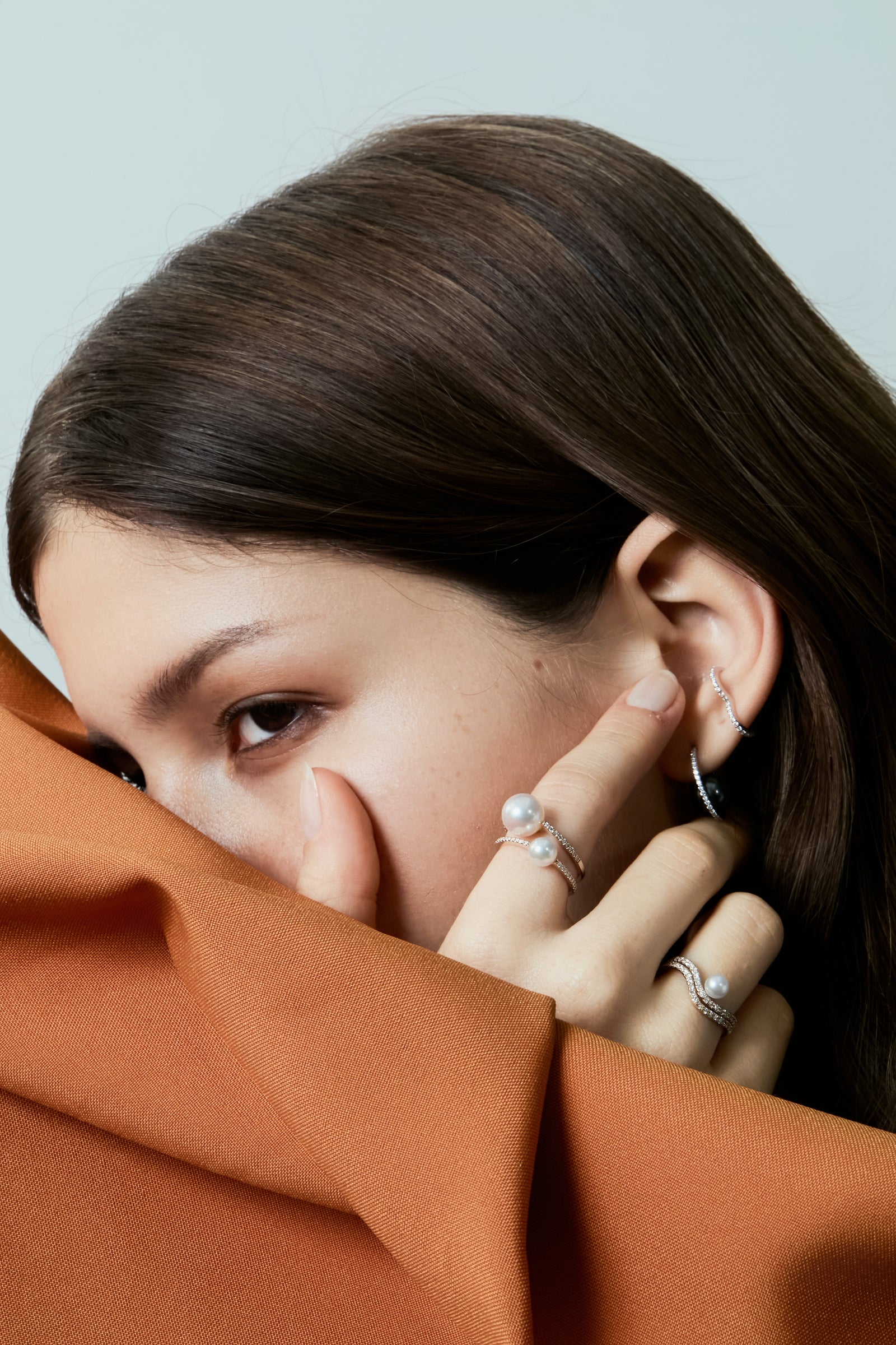 アクセサリー PRMAL PEARL OVAL RING Pearl Oval Dome Ring - PRMAL