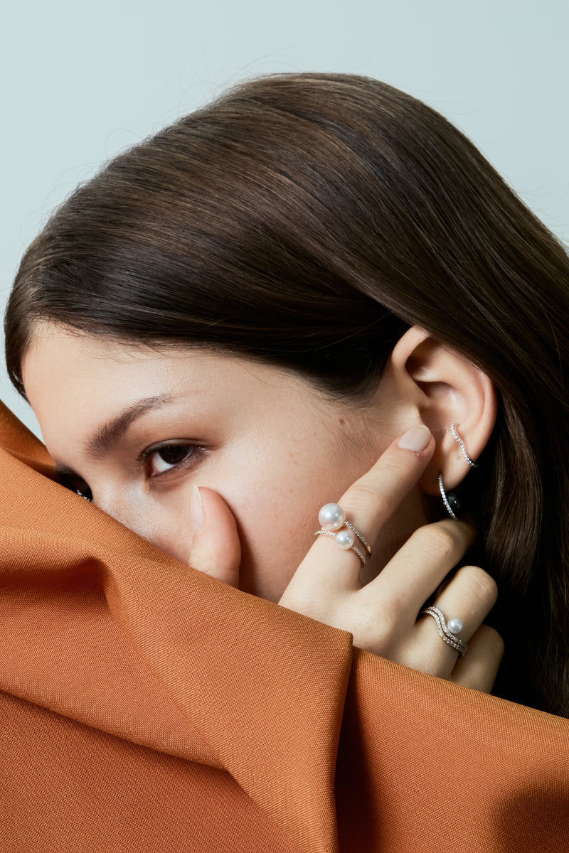 Petite Pearl Oval Ring - PRMAL