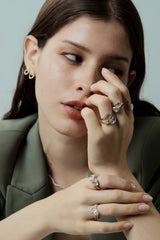 Bubble Circle Earring S - PRMAL