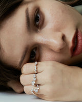 Infinity Wave Diamond Ring - PRMAL