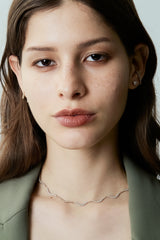 Trace Wave Eternity Choker Necklace - PRMAL