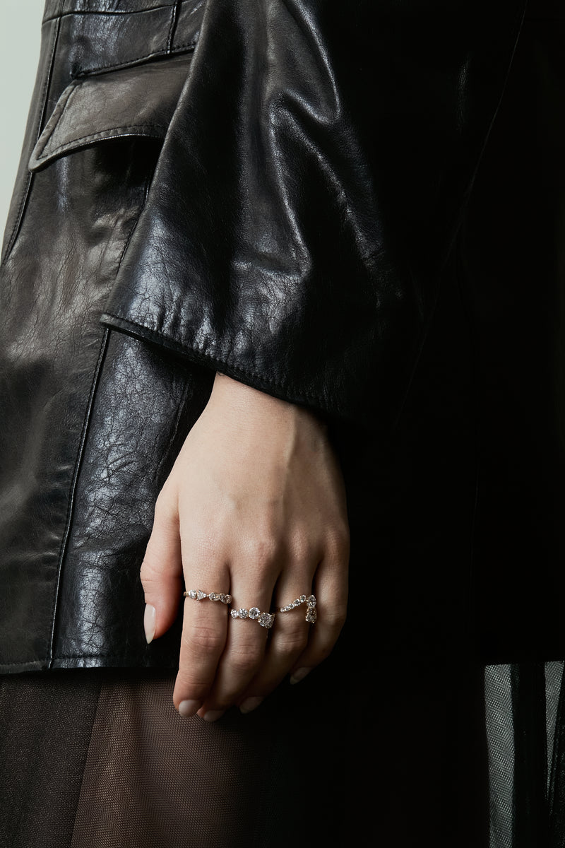 Infinity Massive Wave Diamond Ring - PRMAL