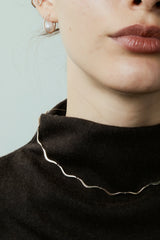 Trace Wave Eternity Choker Necklace - PRMAL