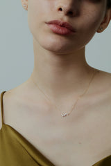 Lapse Diamond Wave Necklace - PRMAL