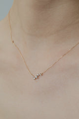 Lapse Diamond Wave Necklace - PRMAL