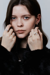 Alta Solitaire Plain Ring [Oval] - PRMAL