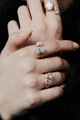 Alta Solitaire Plain Ring [Oval] - PRMAL
