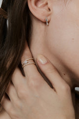 Frost Pear Inset Ring - PRMAL