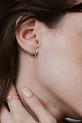 Frost Pear Stud Earring - PRMAL