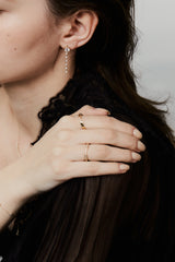 Tennis Chain Drop Earring - PRMAL