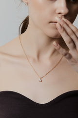 1ct Round Diamond Charm - PRMAL