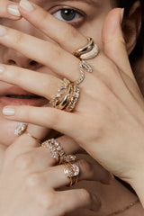 Baguette Half Eternity Ring - PRMAL